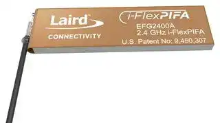 EFG2400A3S-10MH4L: RF Antenna, 2.4 GHz to 2.48 GHz, PIFA, 3.4 dBi, 50 ohm, Adhesive