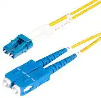 SMLCSC-OS2-25M: Fiber Optic Cable, 25m (82ft) LC to SC (UPC) OS2 Single Mode Duplex Fiber Cable, 9/125µm LSZH
