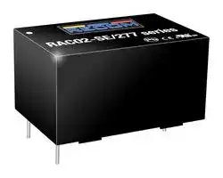 RAC02-12SE/277/W — AC/DC Enclosed Power Supply (PSU), ITE, 1 Outputs, 2 W, 12 VDC, 167 mA