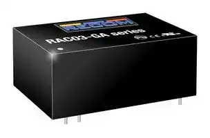 RAC03-12SGA — AC/DC PCB Mount Power Supply (PSU), ITE, 1 Output, 3 W, 12 VDC, 250 mA