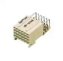88945-102LF: Connector, FCI Metral, 24 Contacts, 2 mm, Receptacle, Press Fit, 4 Rows