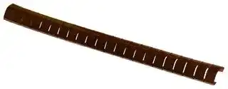 0077001002: EMI Shielding Gasket, 408.03 mm x 8.13 mm x 2.79 mm, Slot Mount Series, Beryllium Copper