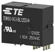 EW60-1A3-BL12D04,00000: Power Relay, SPST-NO, 12 VDC, 60 A, EW60 Series, Through Hole, Latching Single Coil