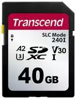 TS40GSDC240I: Flash Memory Card, 3D NAND, SD Card, UHS-1, Class 2, Class 30, V30, 40 GB
