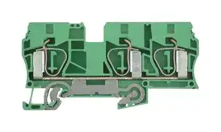 1767670000: TERMINAL BLOCK, DIN RAIL, 3POS, 6AWG