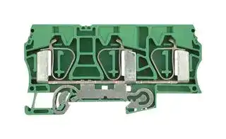 1768310000: TERMINAL BLOCK, DIN RAIL, 3POS, 4AWG