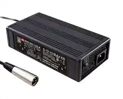NPB-360-24XLR: Battery Charger, 3 Pin Connector, Desktop, Lead Acid, Li-Ion, 264 V in, 28.8 V Out
