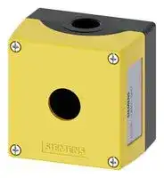 3SU1851-0AA00-0AA2: Enclosure, Floor Mount, Square, Metal, Yellow, Command Device