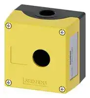 3SU1851-0AA00-0AB2: Enclosure, Floor Mount, Square, Metal, Yellow, Command Device