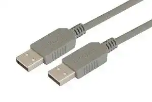 ECUSBAA-2M: USB Cable, Type A Plug to Type A Plug, 2 m, 6.6 ft, USB 2.0, Grey