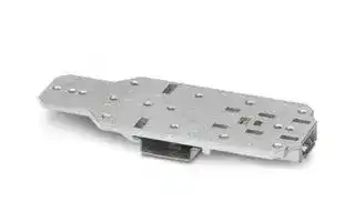 2853996: UNIVERSAL DIN RAIL ADAPTER, ZINC, BLUE