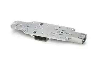 2854018: UNIVERSAL DIN RAIL ADAPTER, ZINC, BLUE