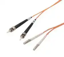 FODST50-LC-02: Fibre Optic Cable, Multimode, 2 Fibres, 50µm/125µmDia, ST-LC Duplex, 2m