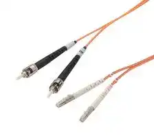 FODST50-LC-03: Fibre Optic Cable, Multimode, 2 Fibres, 50µm/125µmDia, ST-LC Duplex, 3m