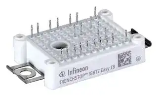 FP10R12W1T7B3BOMA1: IGBT Module, PIM Three Phase Input Rectifier, 10 A, 1.6 V, 175 °C, Module