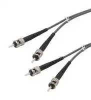 FODSTC-04: Fibre Optic Cable, Multimode, 2 Fibres, 62.5µm/125µmDia, ST-ST Duplex, 4m