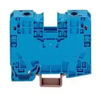 285-134: DIN Rail Mount Terminal Block, 2 Ways, 8 AWG, 2 AWG, 35 mm², Clamp, 125 A