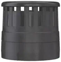 SL7-AP230: Acoustic Module, Continuous/Pulsed, Black, 230 V, IP66, 73.2 mm Dia x 71 mm H
