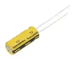 TV0820-3R0335-R: Supercapacitor, 3.3 F, 3 V, Radial Leaded, -10%, +30%, 3.5 mm, 1000 hours @ 65°C