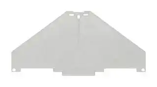 1211460000: END PLATE, PC, GREY, TERMINAL BLOCK