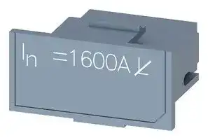 3VW9011-0LF61: Rating Plug, 1.6 kA, 3VA27 Series Molded Case Circuit Breakers