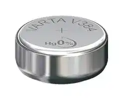 20384903501: Battery, 1.55 V, SR41, Silver Oxide, 37 mAh, Pressure Contact, 1