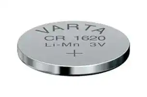 6620401501: Battery, 3 V, 16mm Coin Cell, Lithium Manganese Dioxide, 70 mAh, Pressure Contact, 1