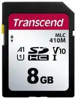 TS8GSDC410M: Flash Memory Card, MLC NAND, SD Card, UHS-1, Class 1, Class 10, 8 GB