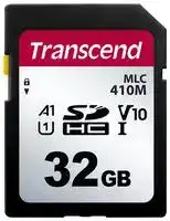 TS32GSDC410M: Flash Memory Card, MLC NAND, SD Card, UHS-1, Class 1, Class 10, 32 GB