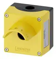 3SU1851-0AA00-0AF2: Enclosure, Floor Mount, Square, Metal, Yellow, Command Device
