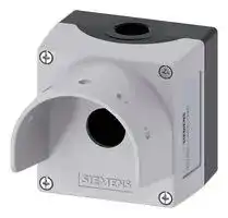 3SU1851-0AA00-0AH1: Enclosure, Floor Mount, Square, Metal, Grey, Command Device