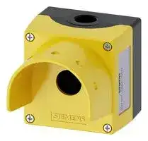 3SU1851-0AA00-0AH2: Enclosure, Floor Mount, Square, Metal, Yellow, Command Device