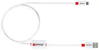 2.700211: USB Cable, Type A Plug to Lightning Plug, 1 m, 3.28 ft, USB 2.0, White