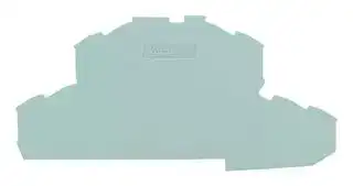 2002-2491.: END AND INTERMEDIATE PLATE, RAIL, GRAY