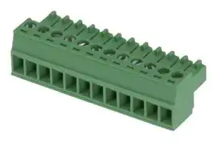 39500-5012: 3.5MM EURO PLUG RA GRN 12CKT