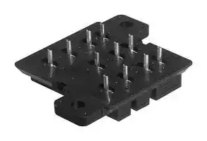 2-1393844-3: Relay Socket, Through Hole, Solder Lug, 11 Pins, 10 A, 400 VAC, RM Series