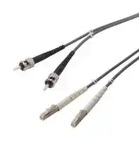 FODST-LC-02: Fibre Optic Cable, Multimode, 2 Fibres, 62.5µm/125µmDia, ST-LC Duplex, 2m
