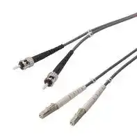 FODST-LC-03: Fibre Optic Cable, Multimode, 2 Fibres, 62.5µm/125µmDia, ST-LC Duplex, 3m