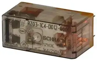 7-1415899-0: Power Relay, SPDT, 12 VDC, 16 A, RZ Series, Through Hole, Non Latching