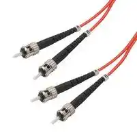 FODST-RD-01: Fibre Optic Cable, Multimode, 2 Fibres, 62.5µm/125µmDia, ST-ST Duplex, 1m