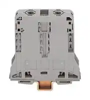 285-195: DIN Rail Mount Terminal Block, 2 Ways, 4 AWG, 95 mm², Clamp, 232 A
