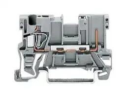 769-176: DIN Rail Mount Terminal Block, 1 Ways, 28 AWG, 12 AWG, 4 mm², Clamp, 32 A