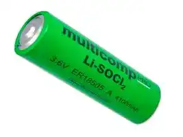 MP013865: Battery, 3.6 V, Lithium Thionyl Chloride, 4.1 Ah, Raised Positive and Negative, 1
