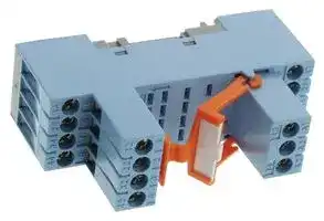S9-M: Relay Socket, DIN Rail, Screw, 14 Pins, 6 A, 250 V, QRC Series
