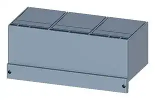 3VW9723-0WF30: Front Cover, Main Connection, 3P, 2 Units, 3WL10/3VA27 Series Circuit Breakers