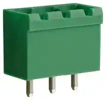 CTBP9300/3: Terminal Block, Closed Ended, Header, 5 mm, 3 Ways, Through Hole Vertical