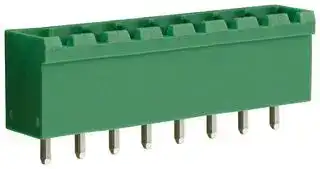 CTBP9300/8: Terminal Block, Closed Ended, Header, 5 mm, 8 Ways, Through Hole Vertical