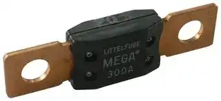 0298300.ZXH: Fuse, Automotive, Bolt Down, Time Delay, 300 A, 32 V, 29.2mm x 19mm x 10.7mm, MEGA 298