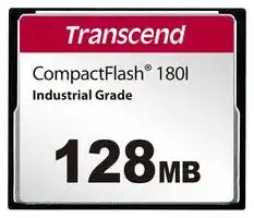 TS128MCF180I: Flash Memory Card, SLC NAND, Compact Flash Card, 128 MB