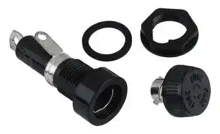 BK/HKP-R: FUSE HOLDER, 6.3 X 32MM, PANEL MOUNT